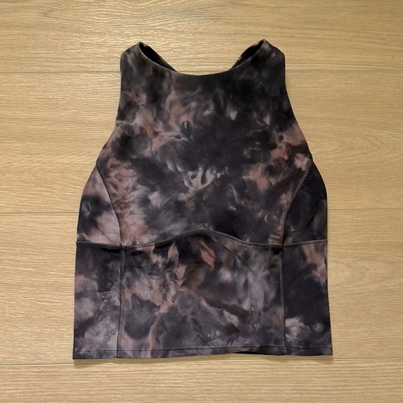 Lululemon Key to Balance Tank Diamond Dye Graphite Grey Pink Pastel size 2 - Picture 2 of 9